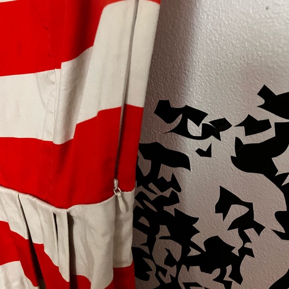 Forever 21 Striped Orange and Cream Summer Dress Size XS - Picture 4 of 6